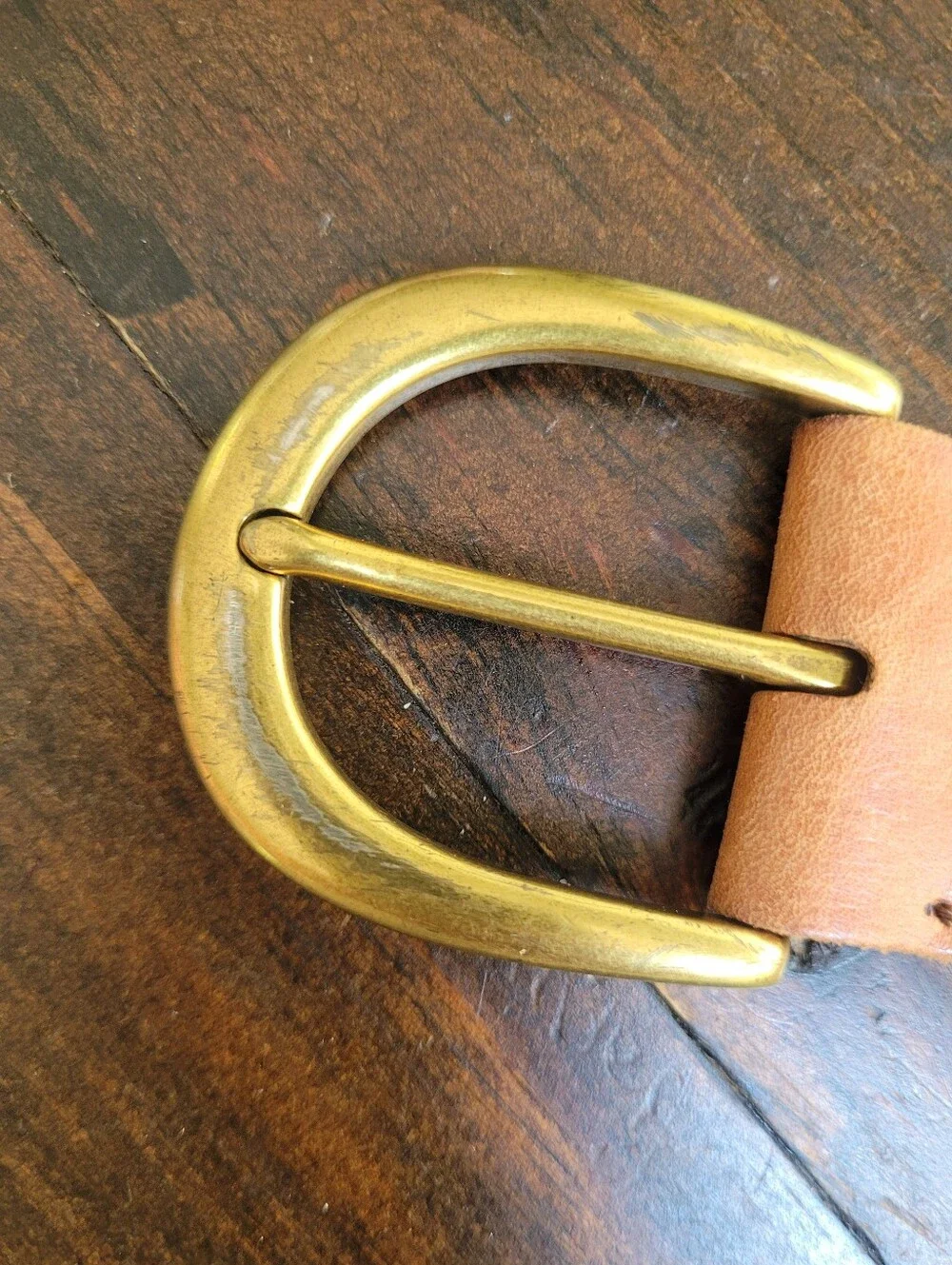 Fossil Belt Woven Black Brown Brass Buckle Medium